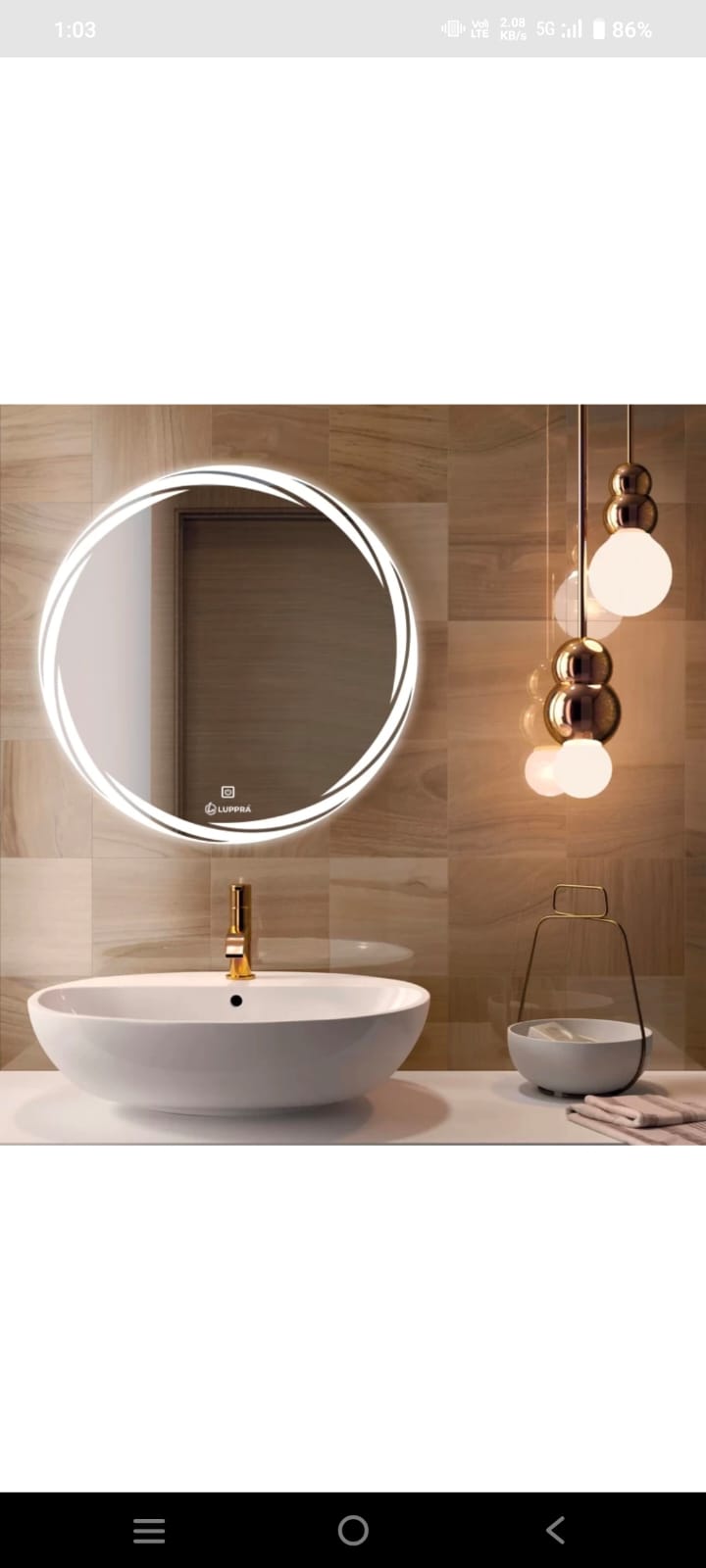 Designer LED mirror and wall Panels